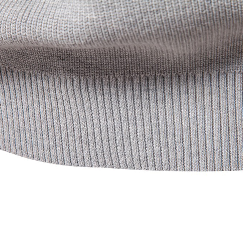 Men's Refined Button-Neck Pullover