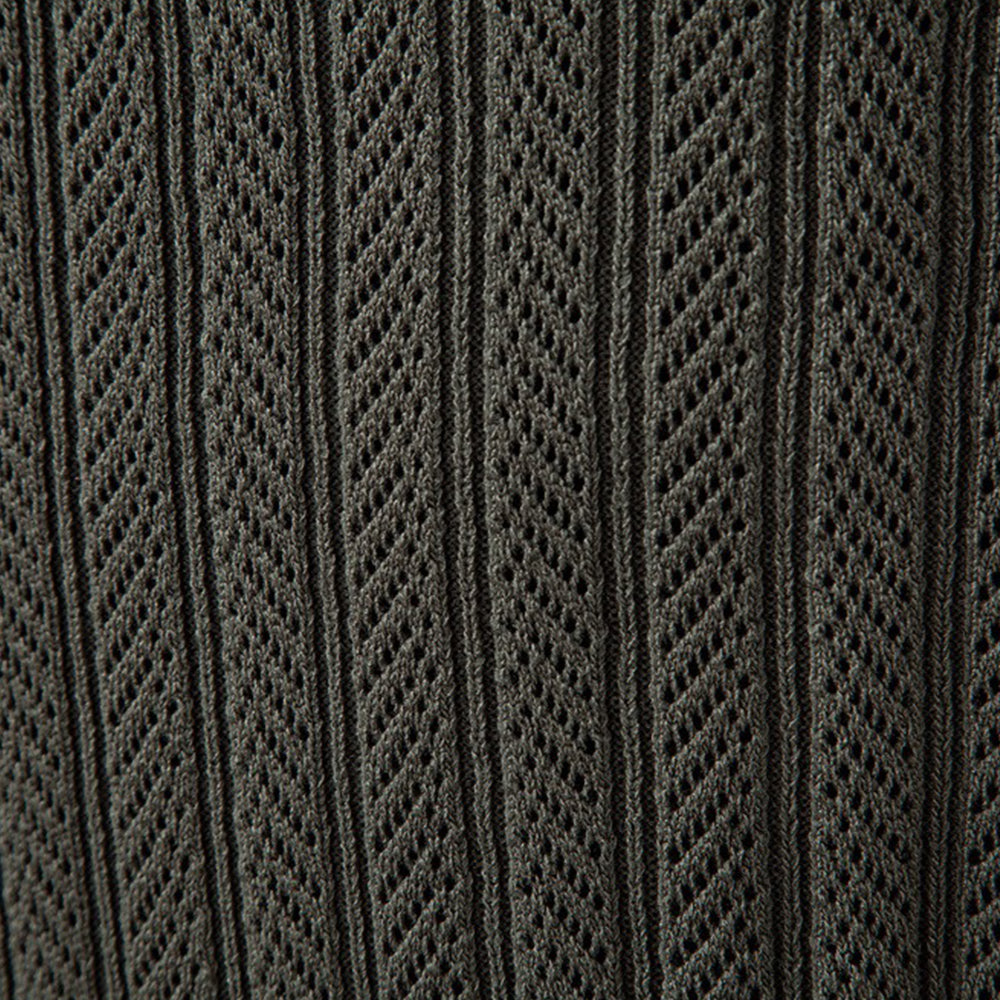 Refined Pattern Knit Polo
