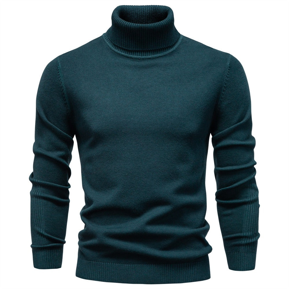Smooth Knit Rollneck Pullover