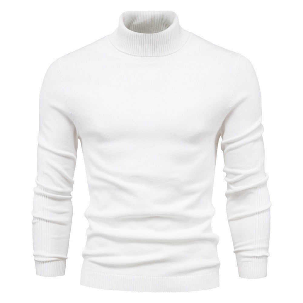 Smooth Knit Rollneck Pullover
