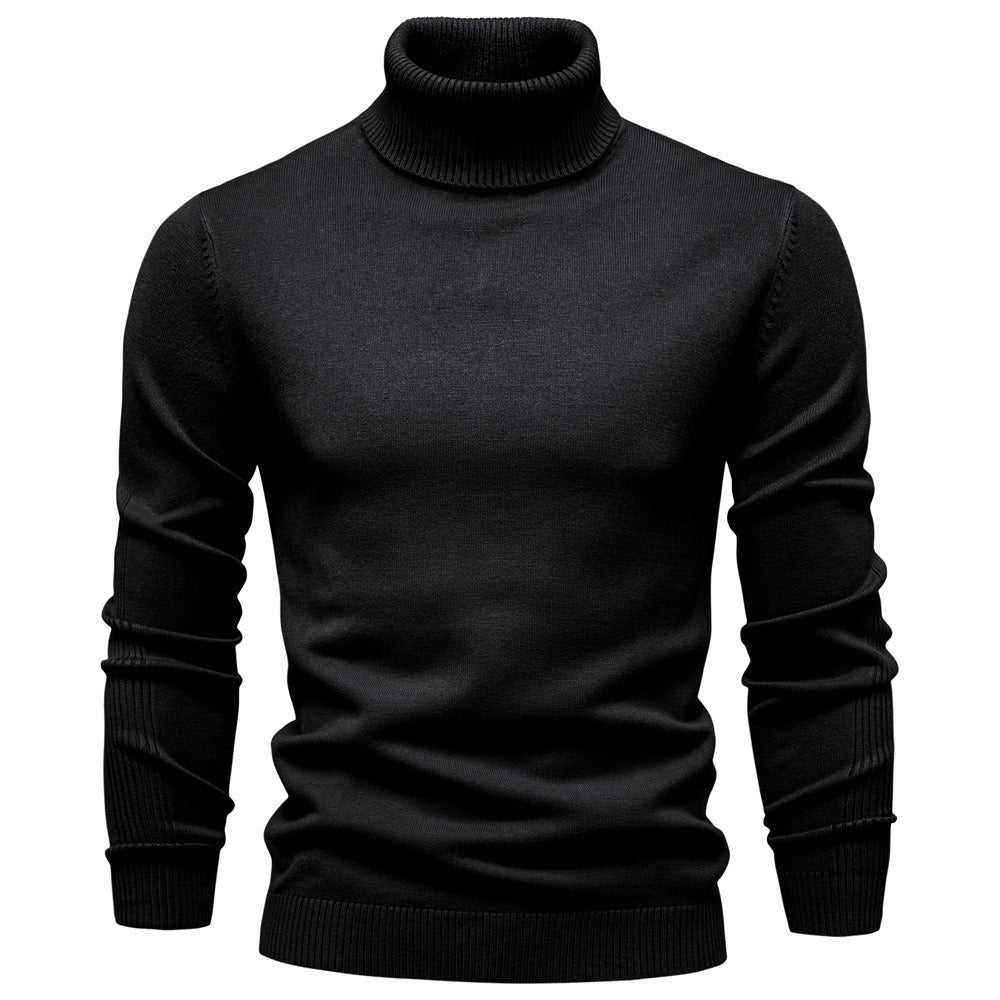 Smooth Knit Rollneck Pullover