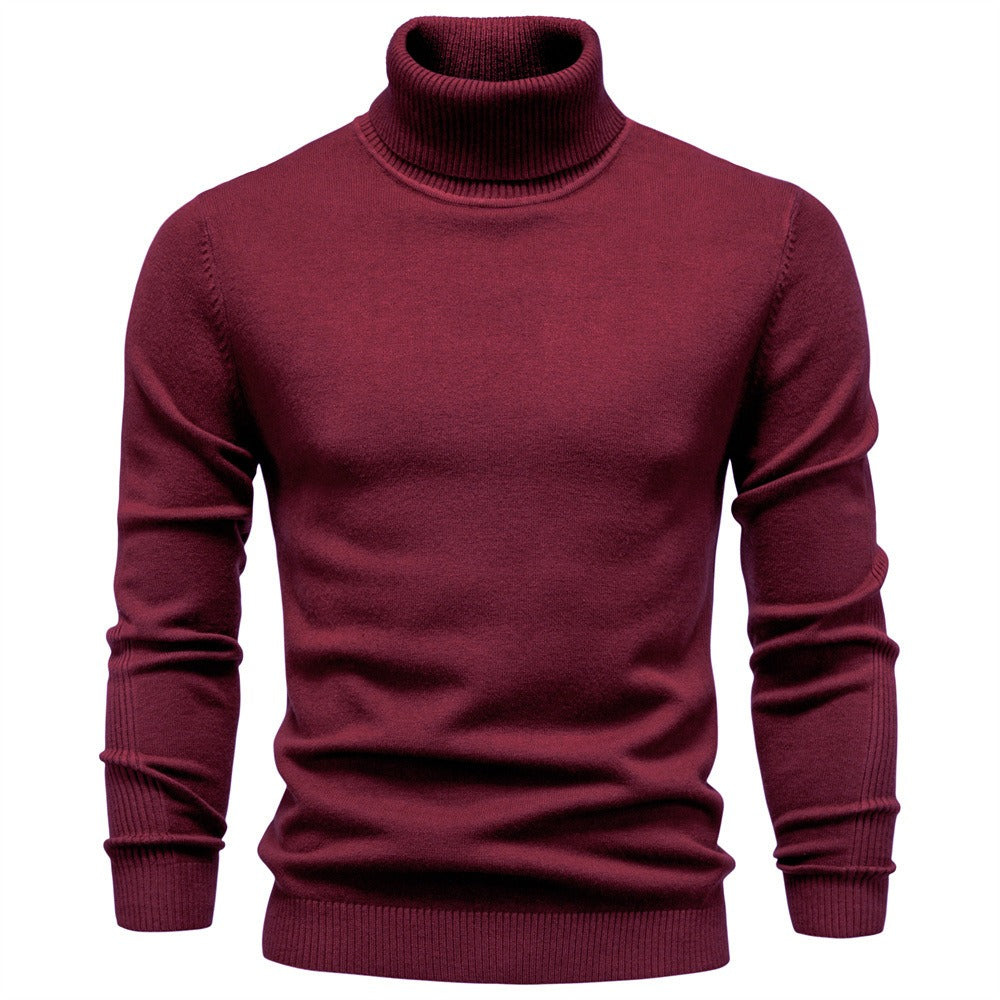 Smooth Knit Rollneck Pullover