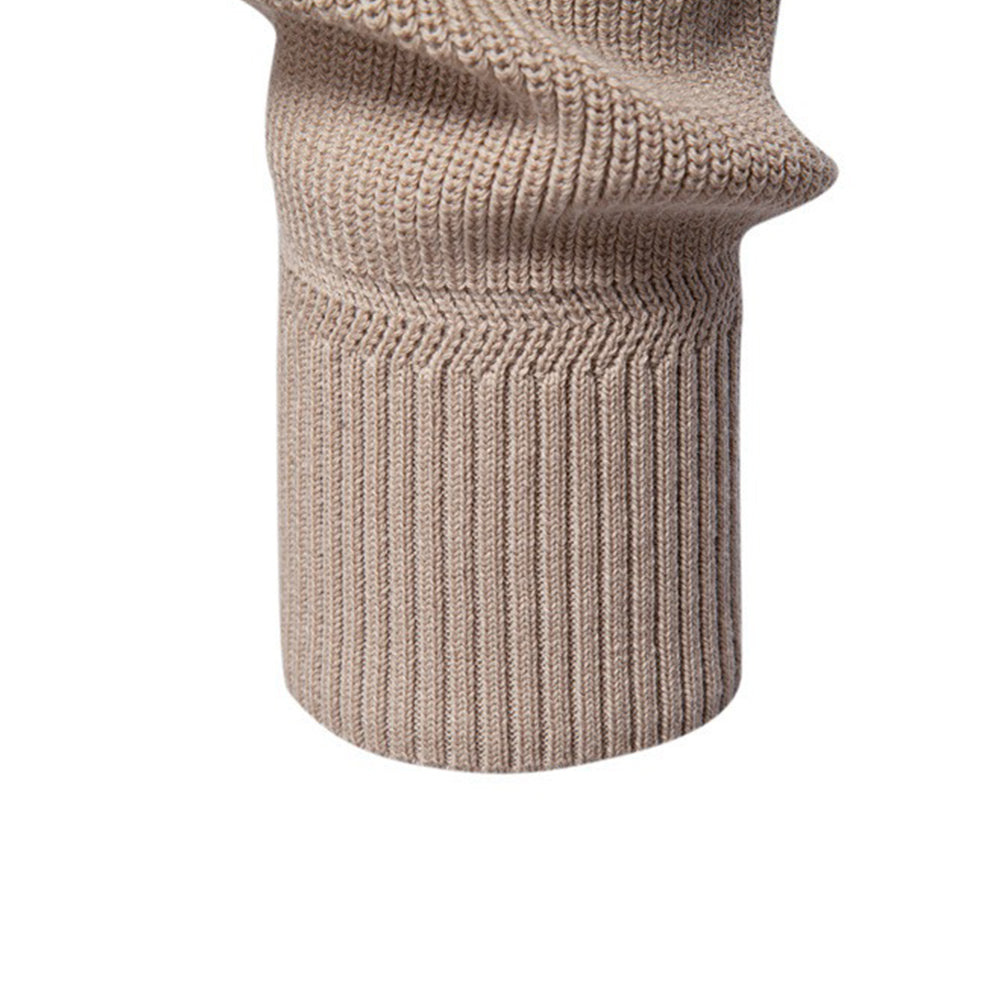 Subtle Pattern Quarter-Zip Sweater