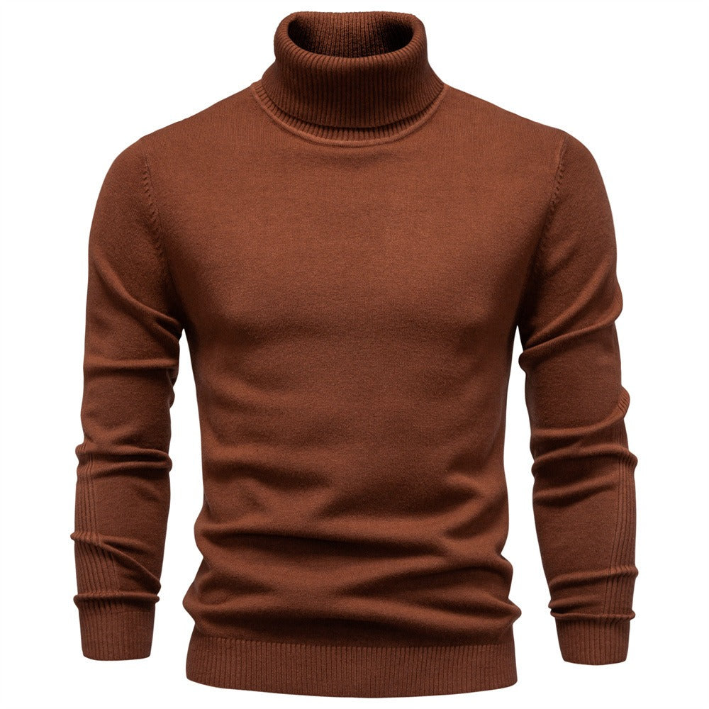 Smooth Knit Rollneck Pullover