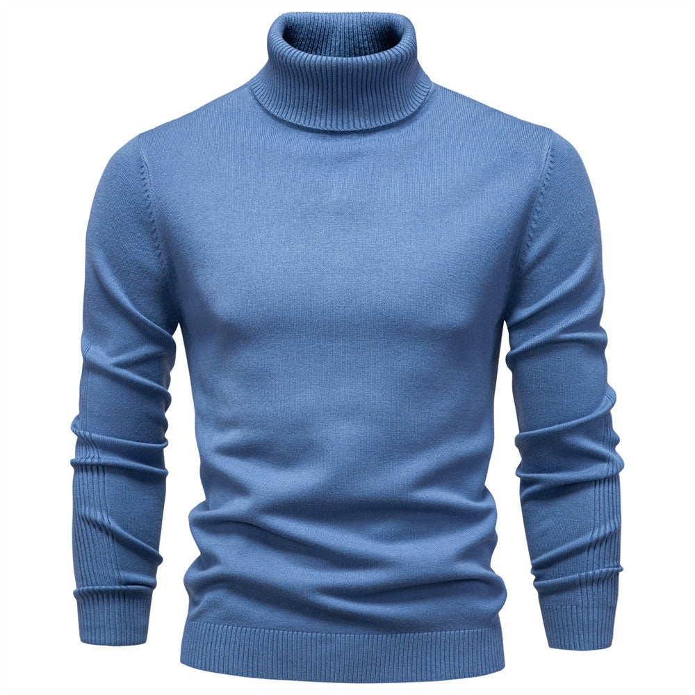 Smooth Knit Rollneck Pullover