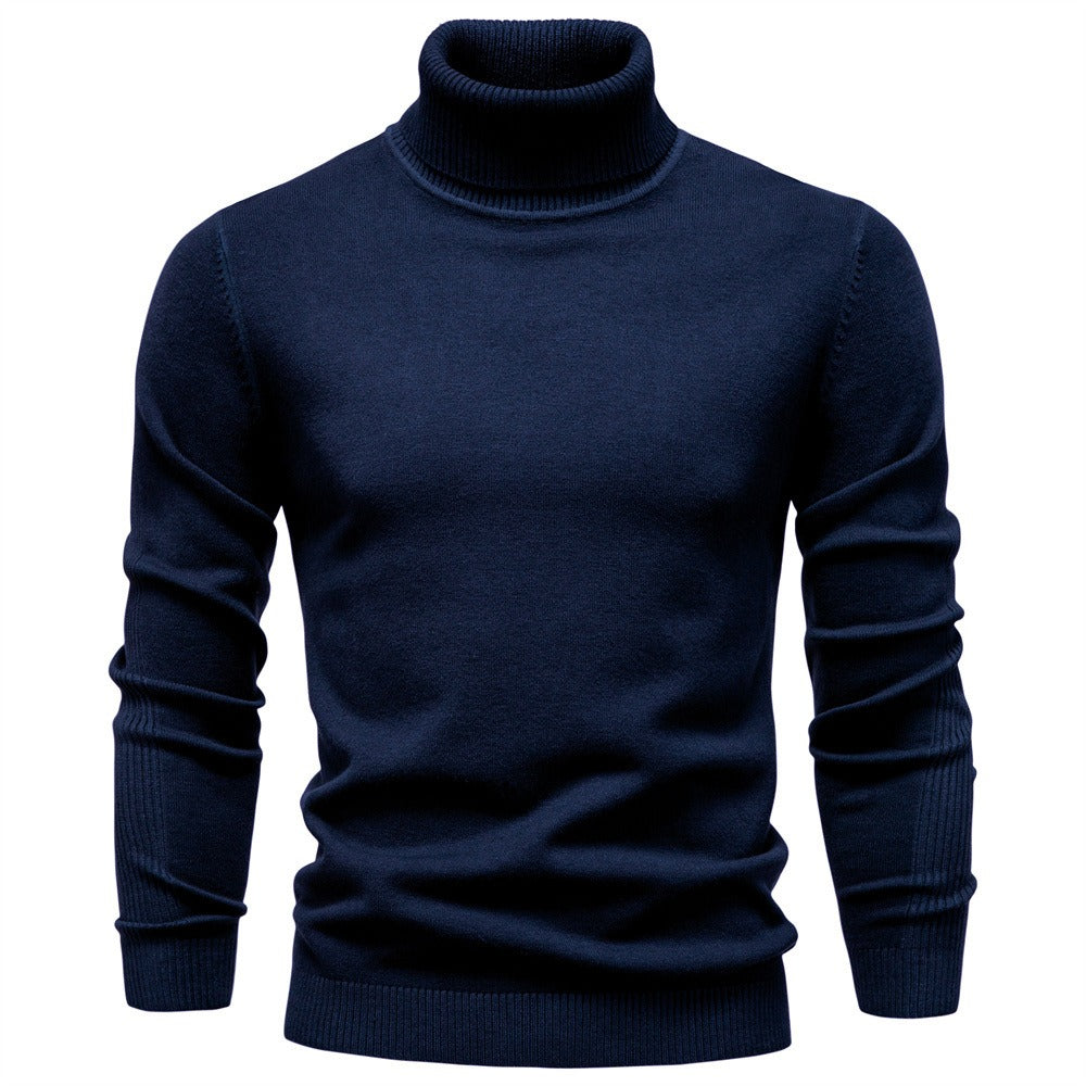 Smooth Knit Rollneck Pullover