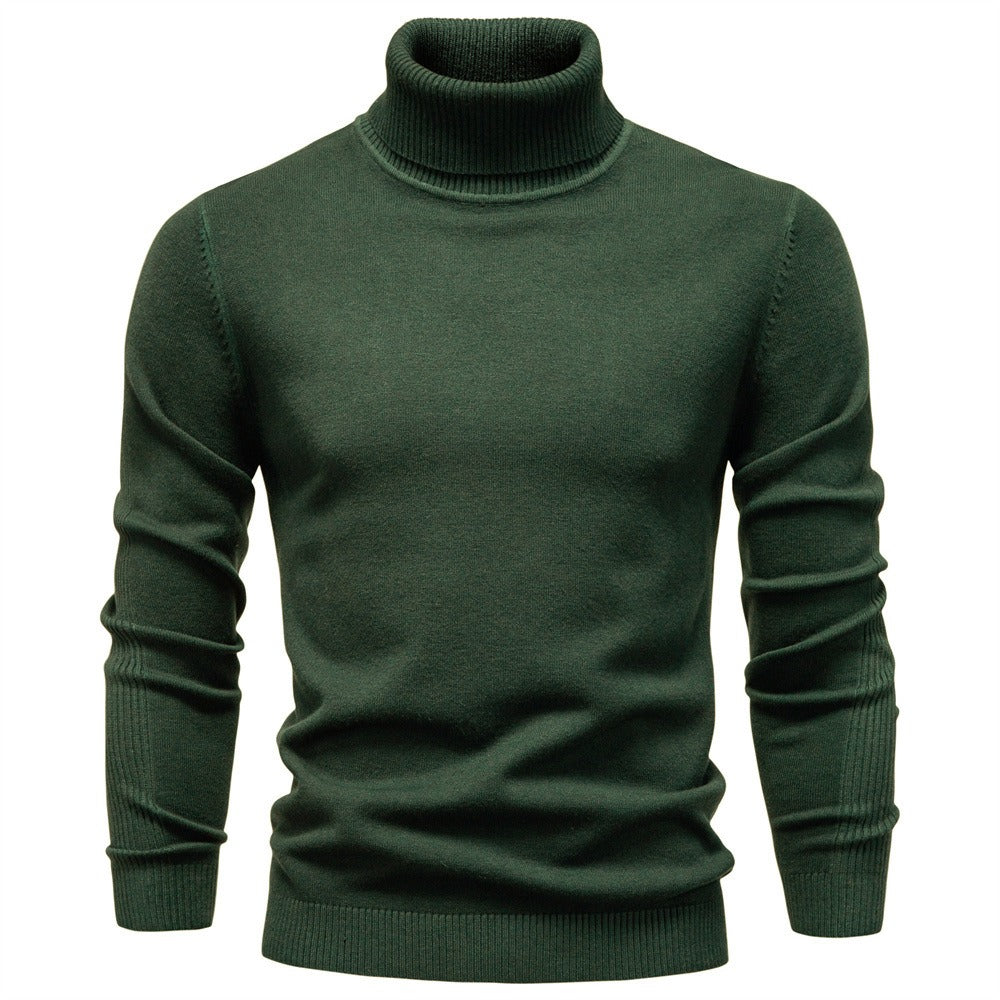 Smooth Knit Rollneck Pullover